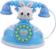 COSMEVIVI Retro Landline Phone for Vintage Telephone with Interactive Props Multiple Play Modes and Realistic Design for Imaginative Play and Communication Skills Development