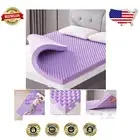 Breathable Full Size Memory Foam Topper - Soft Egg Crate Design for Pain Relief