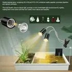 Reptile Heat Lamp Rotating Double-Head Reptile Light Bracket UVA/UVB Heating FD5