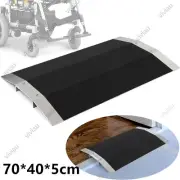 Wheelchair Ramp 300KG Bridge Threshold Door Ramp with Supporting Frame Non-Slip