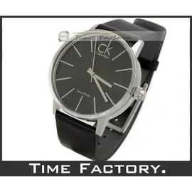 【時間工廠】全新原廠正品 CK Calvin Klein 【post-minimal】 透明鏤空玻璃黑面腕錶(大) K7621107