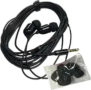 Extra Long Cord Earbuds, Wired in Ear Headphones with Microphone, Clear Bass Stereo Wired Headset for Network Karaoke and Personal Computer