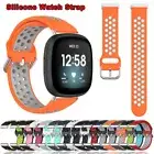 Bracelet For Fitbit Versa 3 4 Sense 2 Silicone Band Wrist Sport Strap Breathable