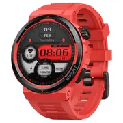 "Zeblaze Ares 3 Plus Smartwatch, 1.43"" HD AMOLED Screen, 100+ Workout Modes, Heart Rate Blood Oxygen Sleep Monitoring - Red"