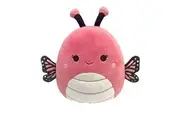 Squishmallows Original 14-Inch Andreina Pink Monarch Butterfly with White Sparkle Belly - Large Ultrasoft Official Jazwares Plush