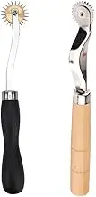 HOODANCOS Craft Sewing Wheel Set 2pcs Tracing Wheel for Fabric Marking Sturdy and Easy to Use