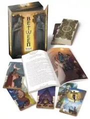 IN BETWEEN TAROT KIT Deck Card & Book Boxed Set wicca witch oracle cards