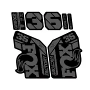 Fork Sticker for 2025 FOX 36 Factory step cast MTB Mountain Bike Decal Deep Gray