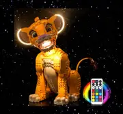 Brick Shine - Light Kit for LEGO® Young Simba the lion king 43247