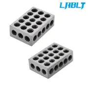 LABLT 1 Pair Ultra Precision 1-2-3 Blocks 23 Holes .0002" Machinist 123 Jig