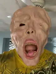 Scary Halloween monster mask altered states deformed