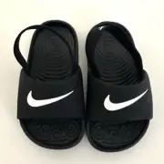 *NEW* Baby/Toddler Nike Kawa Slides Black (BV1094 001), Sz 6.0