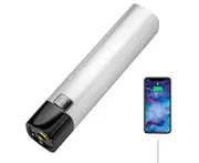 Mini Flashlight, USB Rechargeable Flashlights, Mobile Power Flashlight