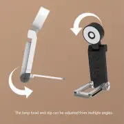 USB Rechargeable Book Reading Light 5 Colors 6 Brightness Dimmable Clip WTD