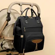 Bopeep Nappy Changing Bag Mummy Backpack Baby Diaper Bag Travel Waterproof Black