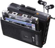 K8 Cassette Tape Player Portable Recorder New AM/FM Walkman Built-In Microphone