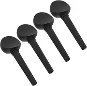 MINAOLULUS 4 Pcs Decorative Cello Pegs Imitation Ebony Tuning Pegs for String Instrument Accessories Enhance Sound Quality and Performance Reliable Replacement Parts for Cello Musicians