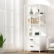 152CM Artiss Bookshelf Display Shelf White