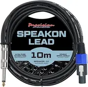Speakon to 1/4" 6.35mm Cable Amp Mixer Speaker 10m SPEAKON635 10m