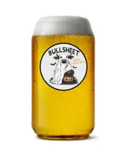 Halloween (Bullsheet) - 16oz Pint Beer Can Glass Pub Barware Seltzer Cocktail