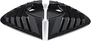 Car Side Window Spoiler Cover Compatible for SEAT Leon MK2 2008-2012 Rear Triangle Louver Air Splitter Trim Car Accessories(Gloss Black)