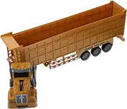 KICHOUSE Simulated Container Truck Model for Boys Sliding Design No Battery for Home Decor and High End Materials for Living Bedroom