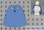 Medium Blue Cloth Cape For LEGO Minifigures - Light Fabric Robe Lando Calrissian