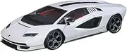 Die-cast 1:18 2021 for Lamborghini Countach LPI 800-4 Supercar Simulation Alloy Car Model Static Die-cast Miniature Vehicle Model Miniature Vehicle(White)