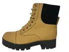 SEVEN7 Women's Lace-Up Jadon Bootie Tan Boots
