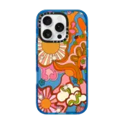 iPhone 16 Pro Impact Case Seventies Psychedelic by Illustrated by Charlie