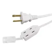 12 Ft. 16/2 Cube Tap Extension Cord, White