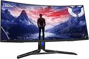 Lenovo Legion R34w-30 34-inch QHD Curved Gaming Monitor, Anti-Glare, 180Hz, AMD FreeSync Premium,Eye Comfort, Raven Black 67C7GACBAU