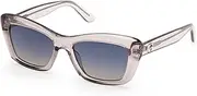 [GUESS] GU00195 Sunglasses 20W shiny grey 52/17/140 Woman, 20W Shiny Grey, 52/17/140