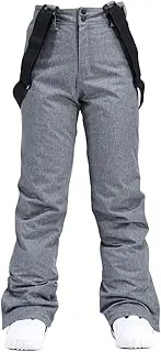 [Bciopll] Men Women Ski Pants Winter Outdoor Snow Pants Couples Ski Pants Snowboard Suspenders Pants
