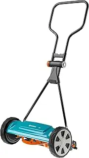 [GARDENA] Classic Cylinder Mower 400: Manual Lawn Mower with a 40 cm Working Width for lawns up to 200 m², Blade Roller Made Steel, contactless Cutting Technology, Quiet and Precise