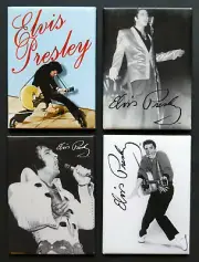 Elvis Presley Fridge Magnets (Set Of 4) Marked Elvis Presley Enterprises