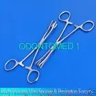 Body Piercing Mini Sponge & Penington Forceps UNSLOT 6" Septum Nose Tongue