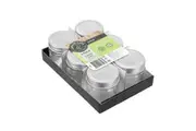 6 x Glass Conserve Jar 200ML Silver Lid Honey Jam Lolly Storage Preserving Jars
