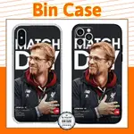 JURGEN KLOPP 手機殼印有赤壁設計 COACH LIVERPOOL CLUB IPHONE 14 13 12