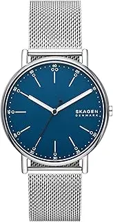 [SKAGEN DENMARK] Signatur Minimalist Men's Watch with Stainless Steel Bracelet, Mesh or Leather Band