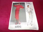 VOGUE AMERICAN DESIGNER #1510 - KASPER - LADIES FORMAL GOWN PATTERN 10 FF