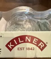 BRAND NEW Kilner Strawberry Shaped Glass Canning Jars Quantity-6 Jars