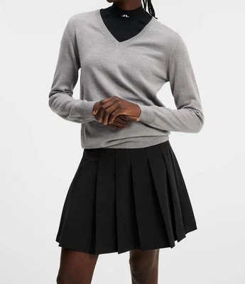 J.lindeberg Amaya Knitted Sweater Light Grey Melange