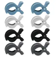 8 Pack Colorful Stroller Clips Pegs to Hook Muslin and Toys Seat Cover Blanket C