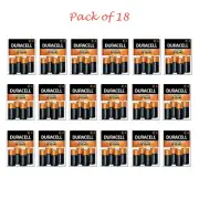 18 Packs/Case Duracell CopperTop C4 Alkaline Battery Long Lasting Wholesale Bulk
