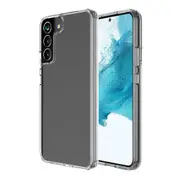 ZUSLAB Galaxy S22 Case, 5G 2022 Slim Hybird Shockproof Translucent Protective Cover for Samsung - Clear