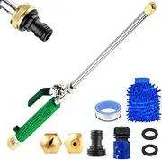 Hydronozzle Power Washing,Watering Sprayer Cleaning Tool for Fence Cleaning Garden Watering,Hydro Jet Nozzle Portable Power Washer (Green)
