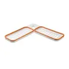 Bathroom Storage Shelf 180 Degree Rotation Wall Rotatable Mount Corner Organizer