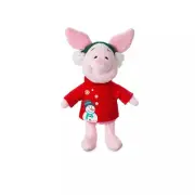 Piglet Holiday Plush w/ Snowman Pullover Mini Bean Bag 8" ~ Winnie the Pooh ~NEW