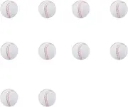 Mellisso 10X Sport Baseball Reduced Impact Baseball 10Inch Adult Youth Soft Ball for Game Competition Pitching Catching Training